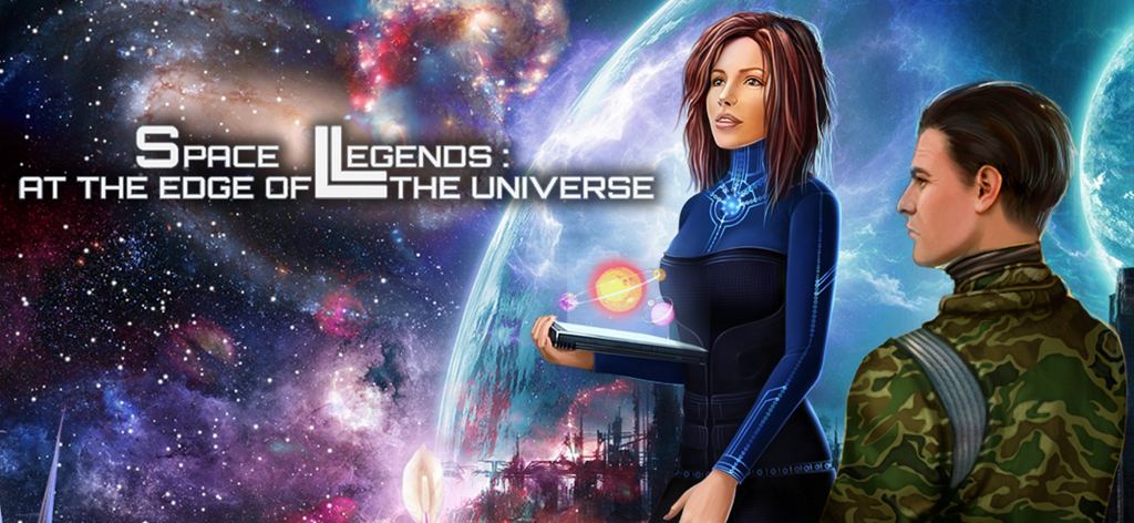 Space Legends: Full Adventure - Space Legends sci-fi adventure game banner featuring futuristic characters and space scenery