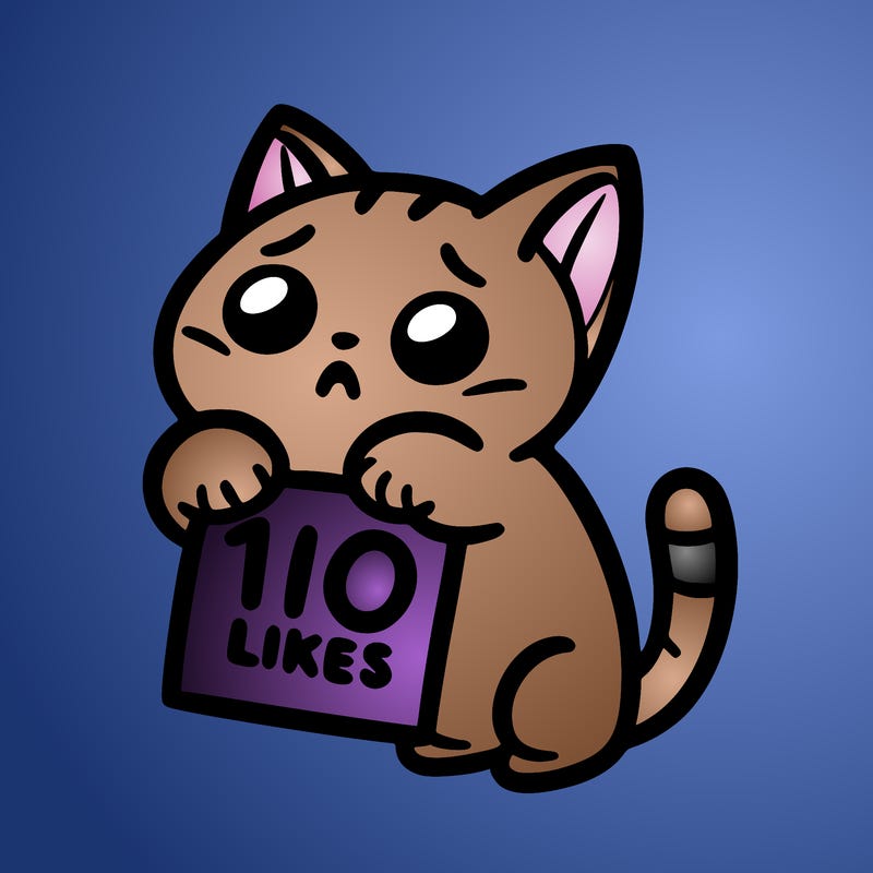 a cat begging for 10 likes