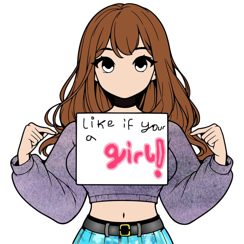 girl holding a blank sign in a long sleeve crop top