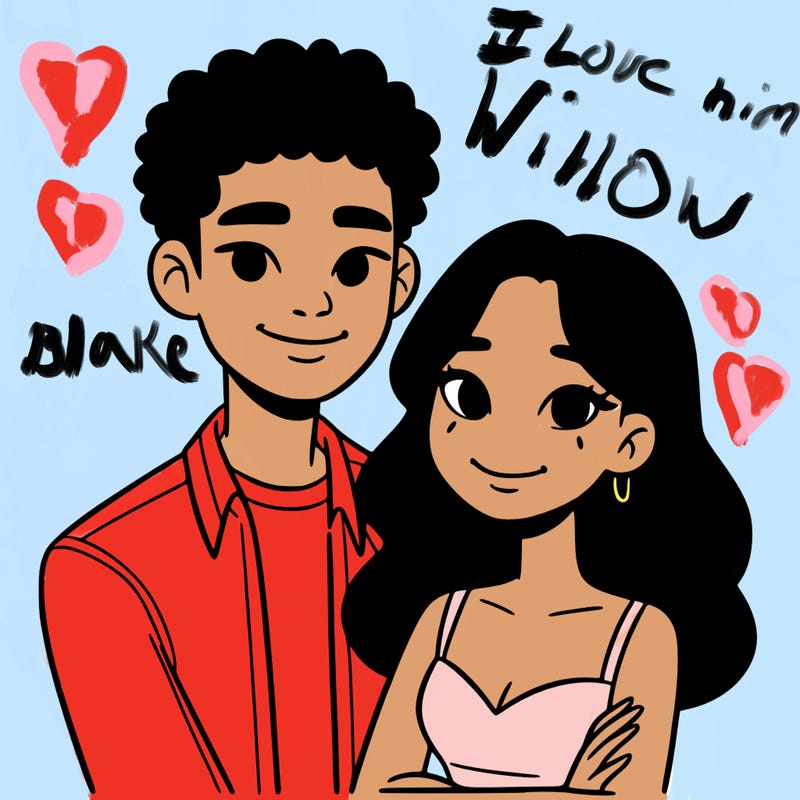 black woman and asian man couple