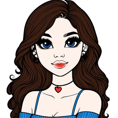 realistic pretty girl