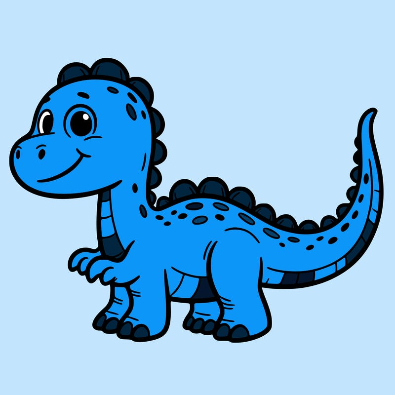 simple dinosaur