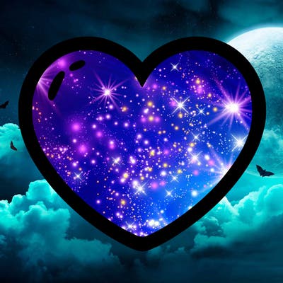 a blank heart