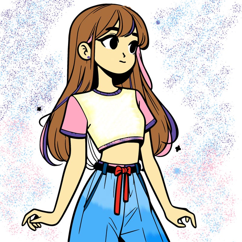 girl in a cute crop top