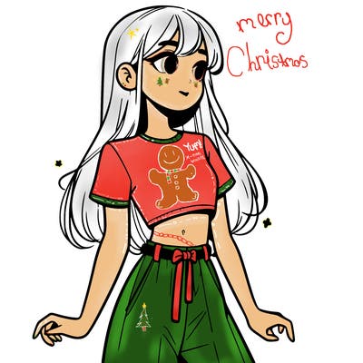 girl in a cute crop top