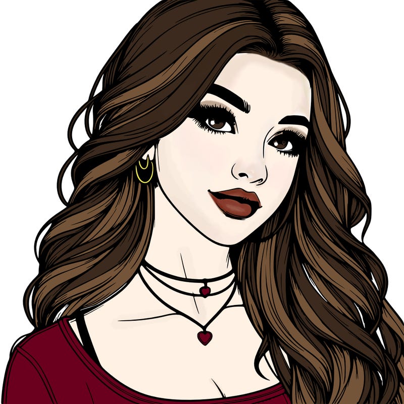 detailed realistic girl