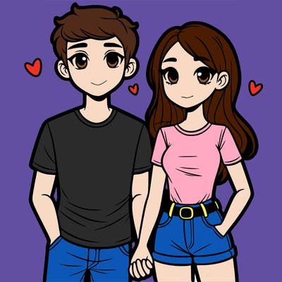 boyfriend and girlfriend