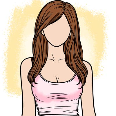 girl in tanktop realistic