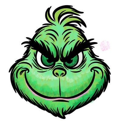 grinch face