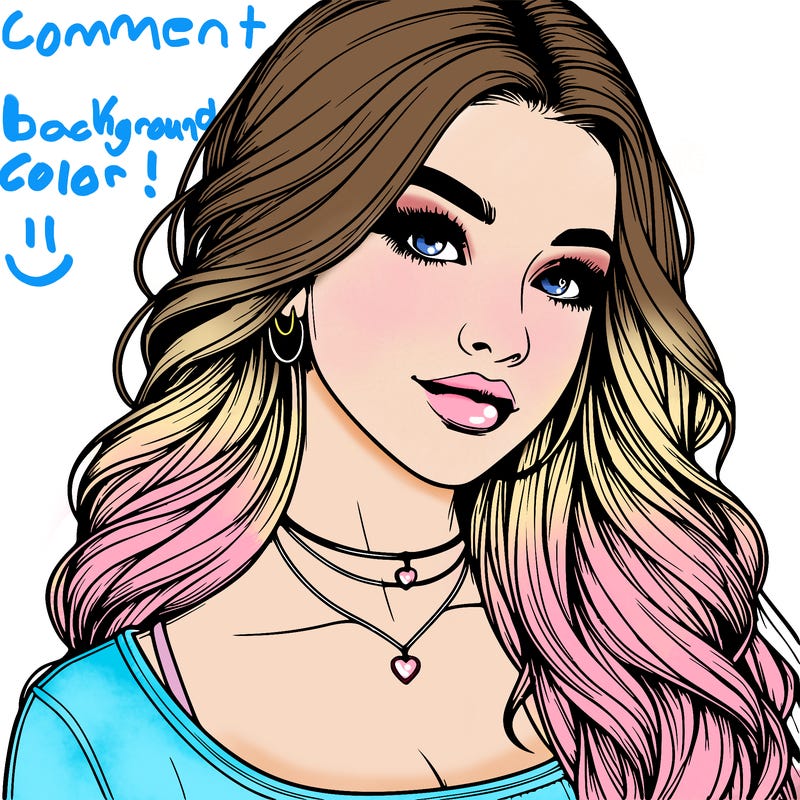 detailed realistic girl