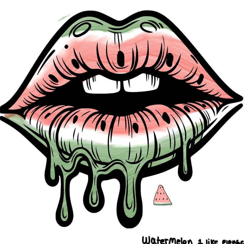 lips that look realistic and drip