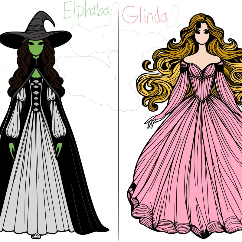 elphaba and glinda