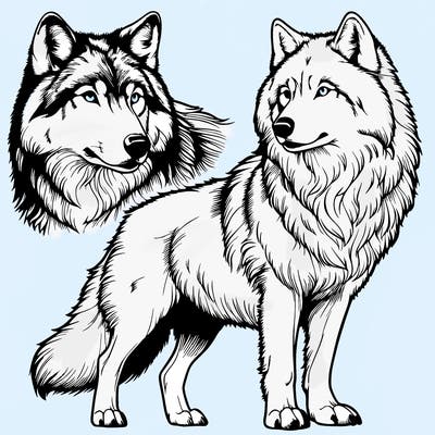realistic wolves