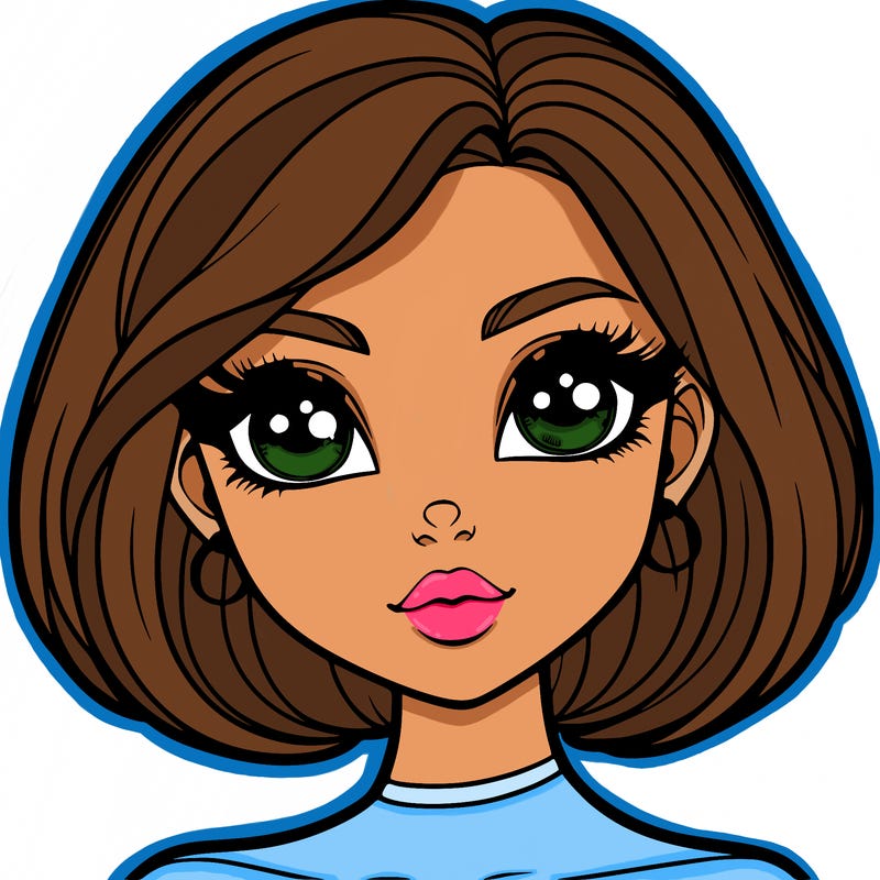 beautiful girl with siren eyes,short hair