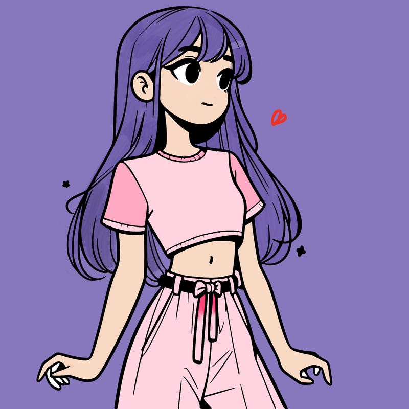 girl in a cute crop top