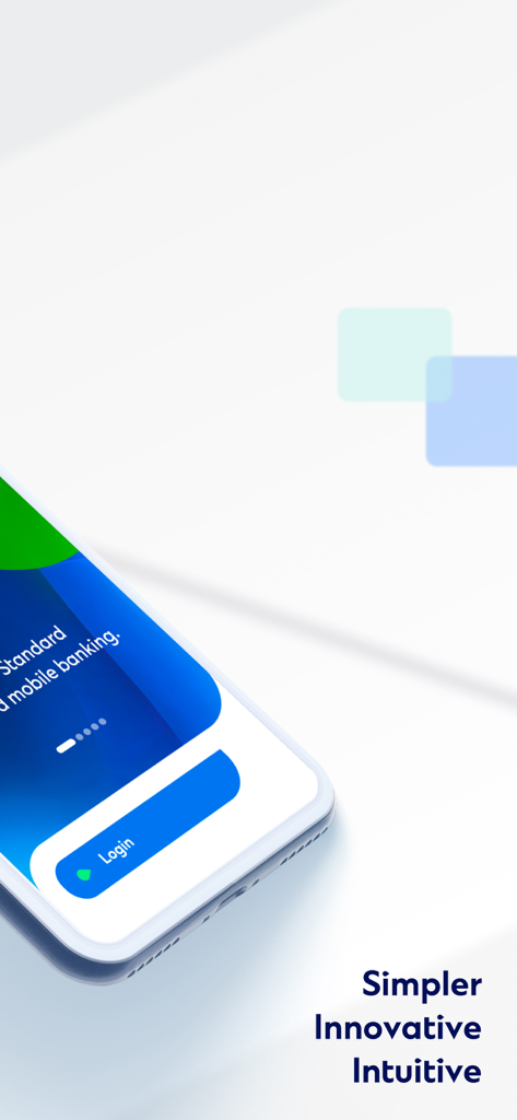 SC Mobile Banking (UAE) - Introductory screen of SC Mobile Banking UAE app showing login button and intuitive design features