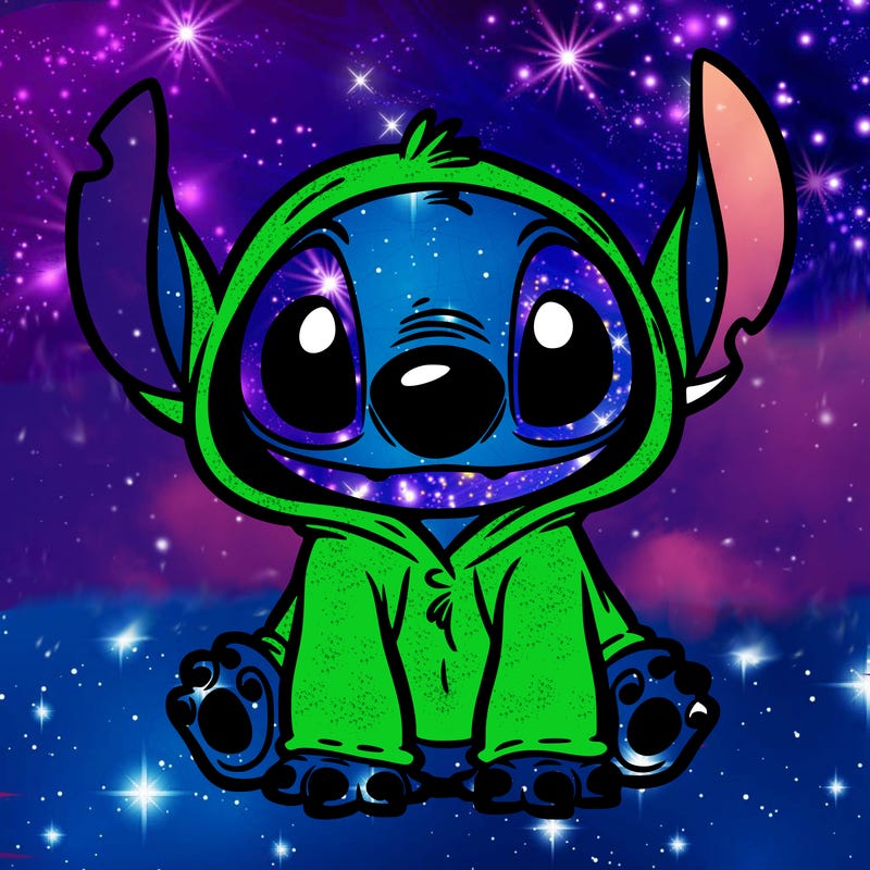 stitch in a dog costume