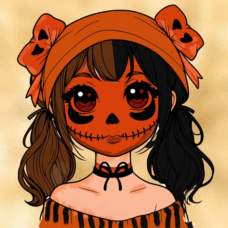 realistic girl halloween