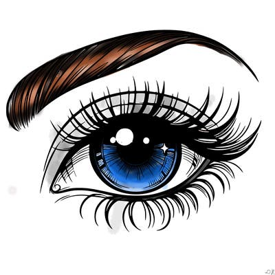 a beautiful eye
