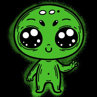 alien cute