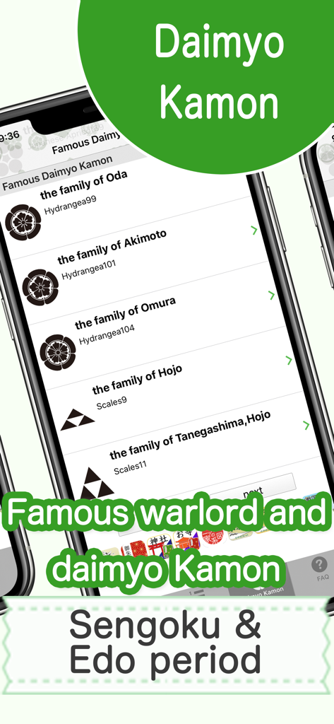 List of famous Japanese Daimyo and warlord family crests