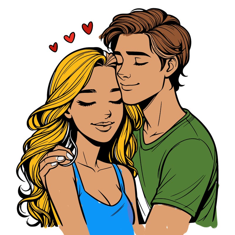 realistic couple