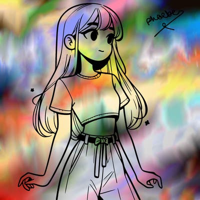 girl in a cute crop top