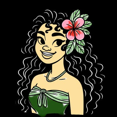 hawaiian black woman