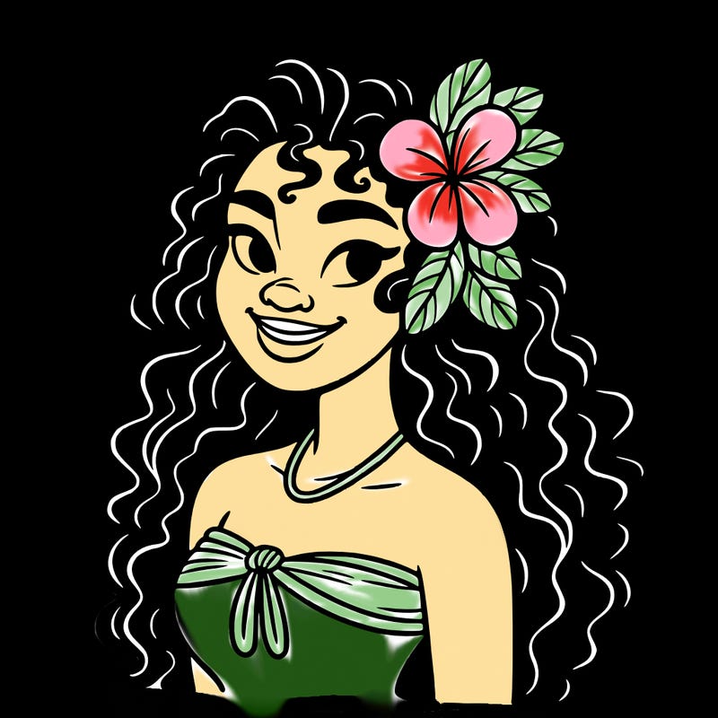 hawaiian black woman