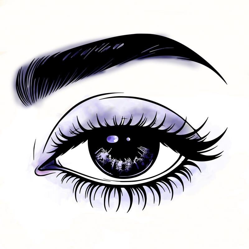 eye closed realistic