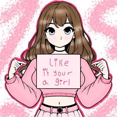 girl holding a blank sign in a long sleeve crop top