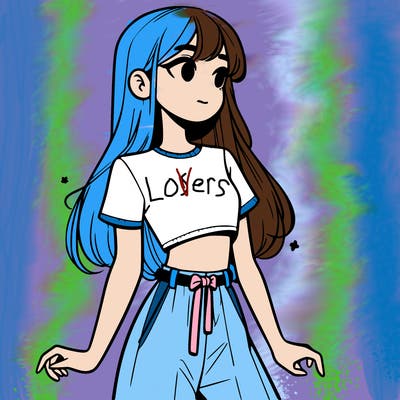 girl in a cute crop top