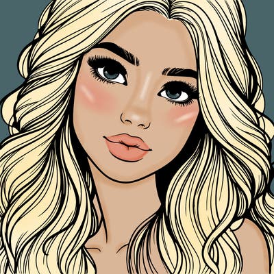 beautiful realistic girl