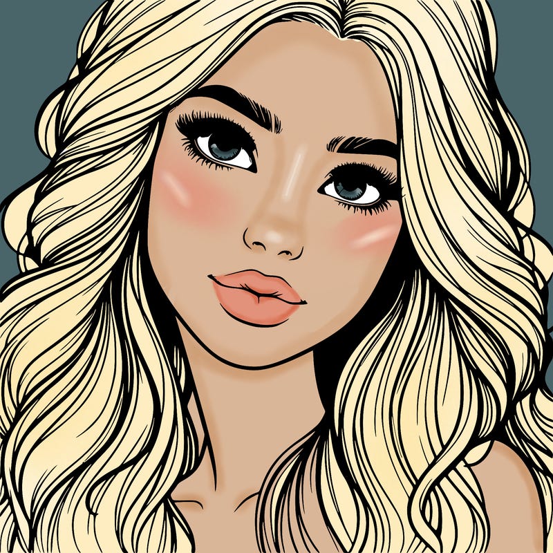 beautiful realistic girl