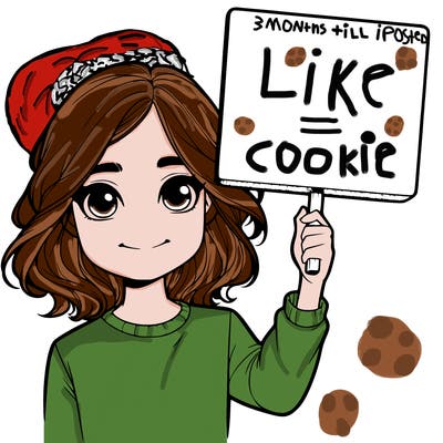 realistic girl holding up a sign