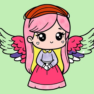 girl with wings