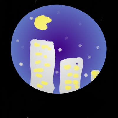 a plain circle with nothing else