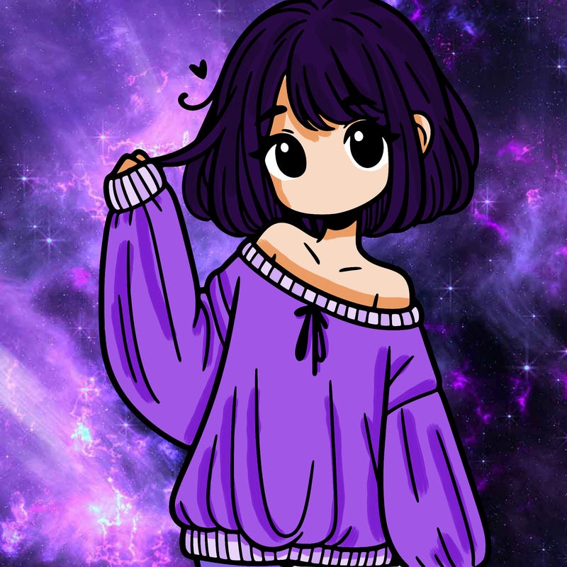 girl in baggy sweater hanging off her shoulder