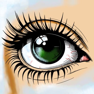 realistic eye