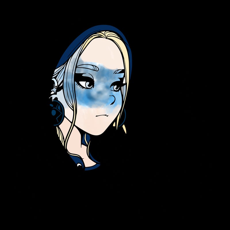 a realistic girl, spray painting