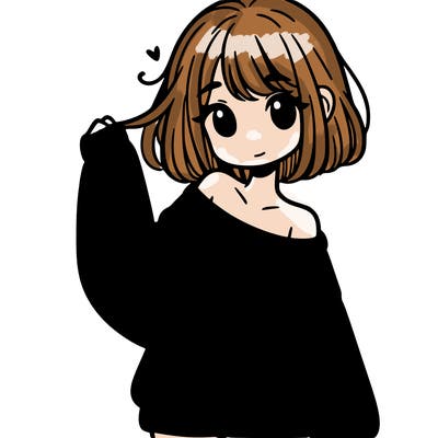 girl in baggy sweater hanging off her shoulder