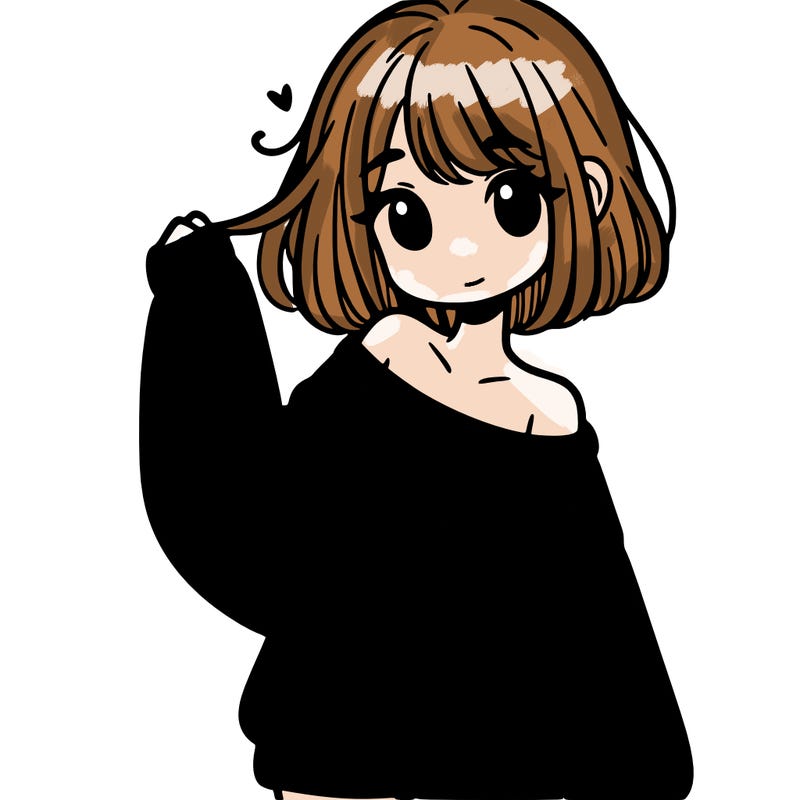 girl in baggy sweater hanging off her shoulder