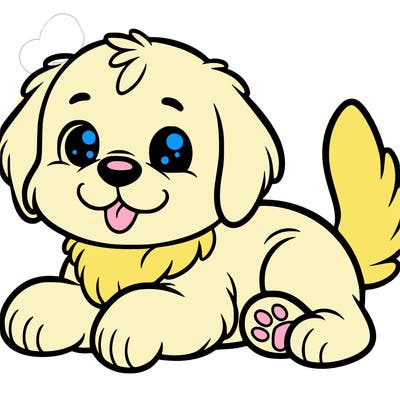 cute golden retriever