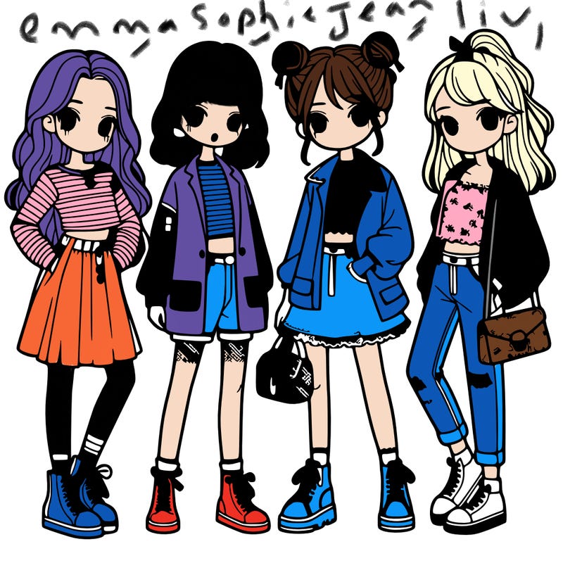 girls with fashion