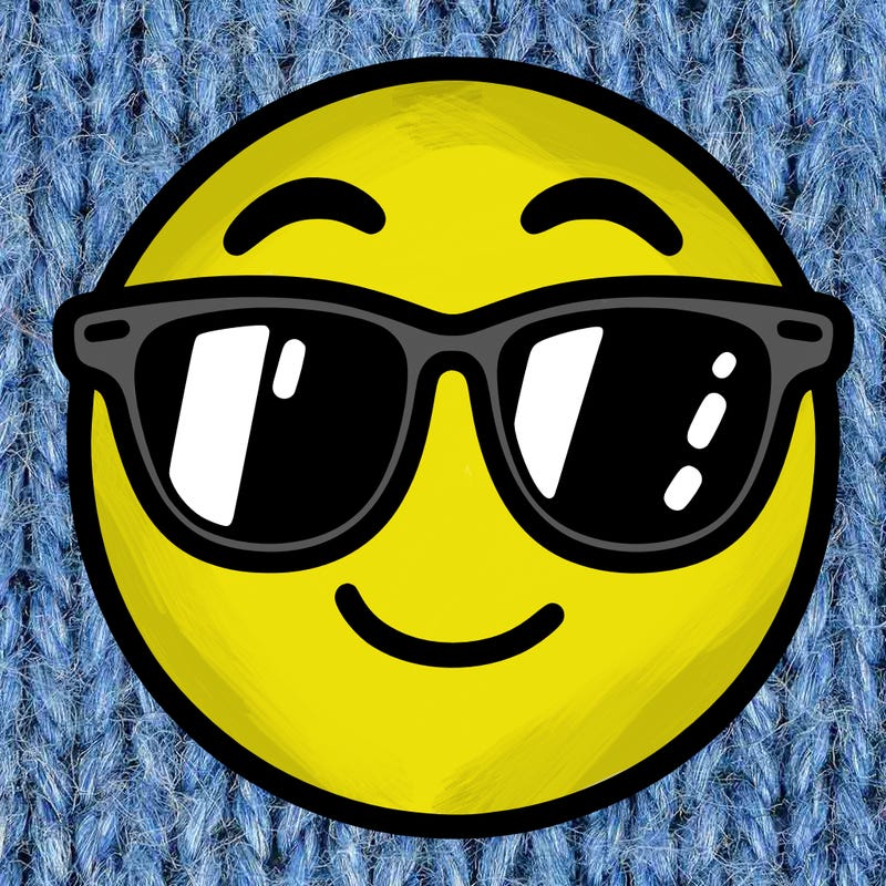 emoji with sunglasses
