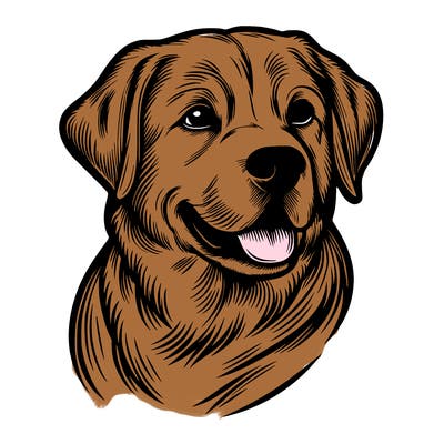 realistic dog
