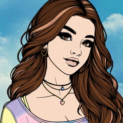 detailed realistic girl