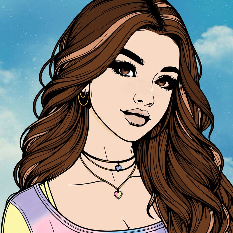 detailed realistic girl