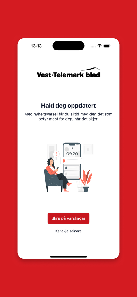 Vest Telemark Blad News App MWM