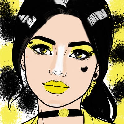 realistic woman’s face